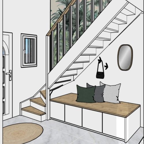 Modélisation 3D Décoration d'intérieur à Caen